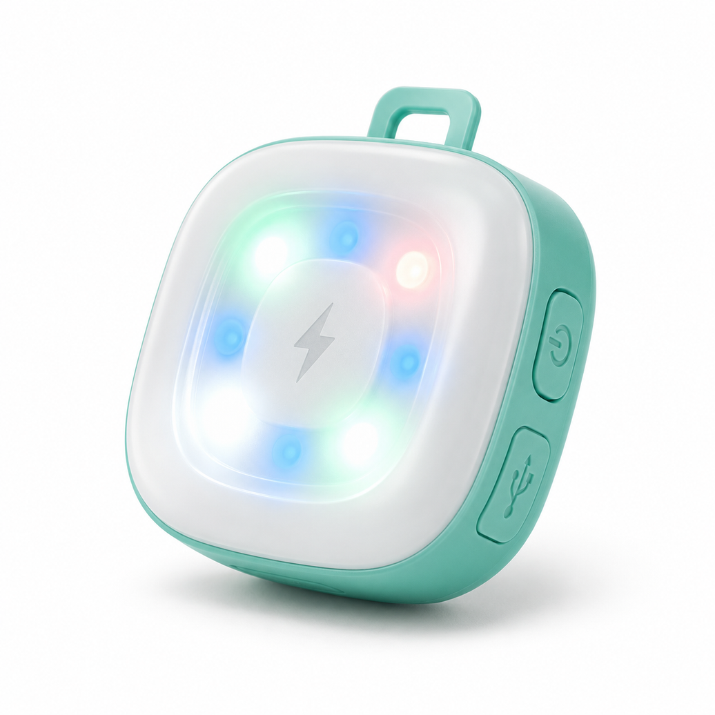 USB Rechargeable LED Safety Light for Dogs
