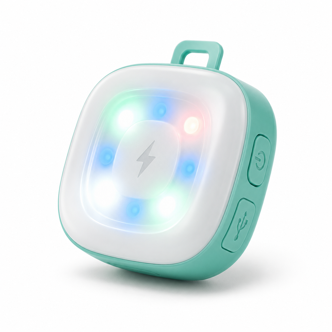 USB Rechargeable LED Safety Light for Dogs