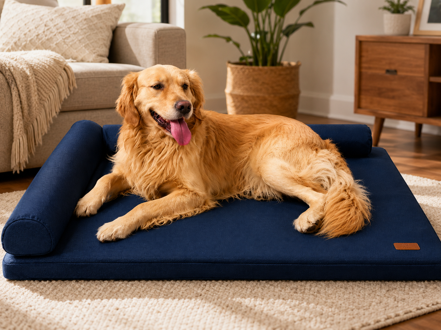 Premium Waterproof Lounge Dog Bed