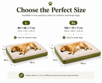Premium Orthopedic Plush Dog Mattress Bed